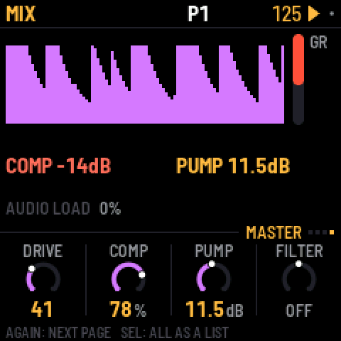 Original X0X: MIX, with the compressor pumping